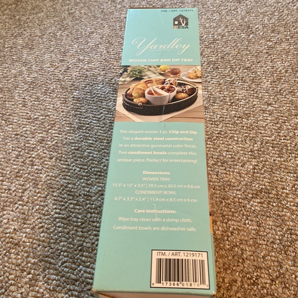 NIB Woven Chip and Dip Tray - Picture 3 of 5